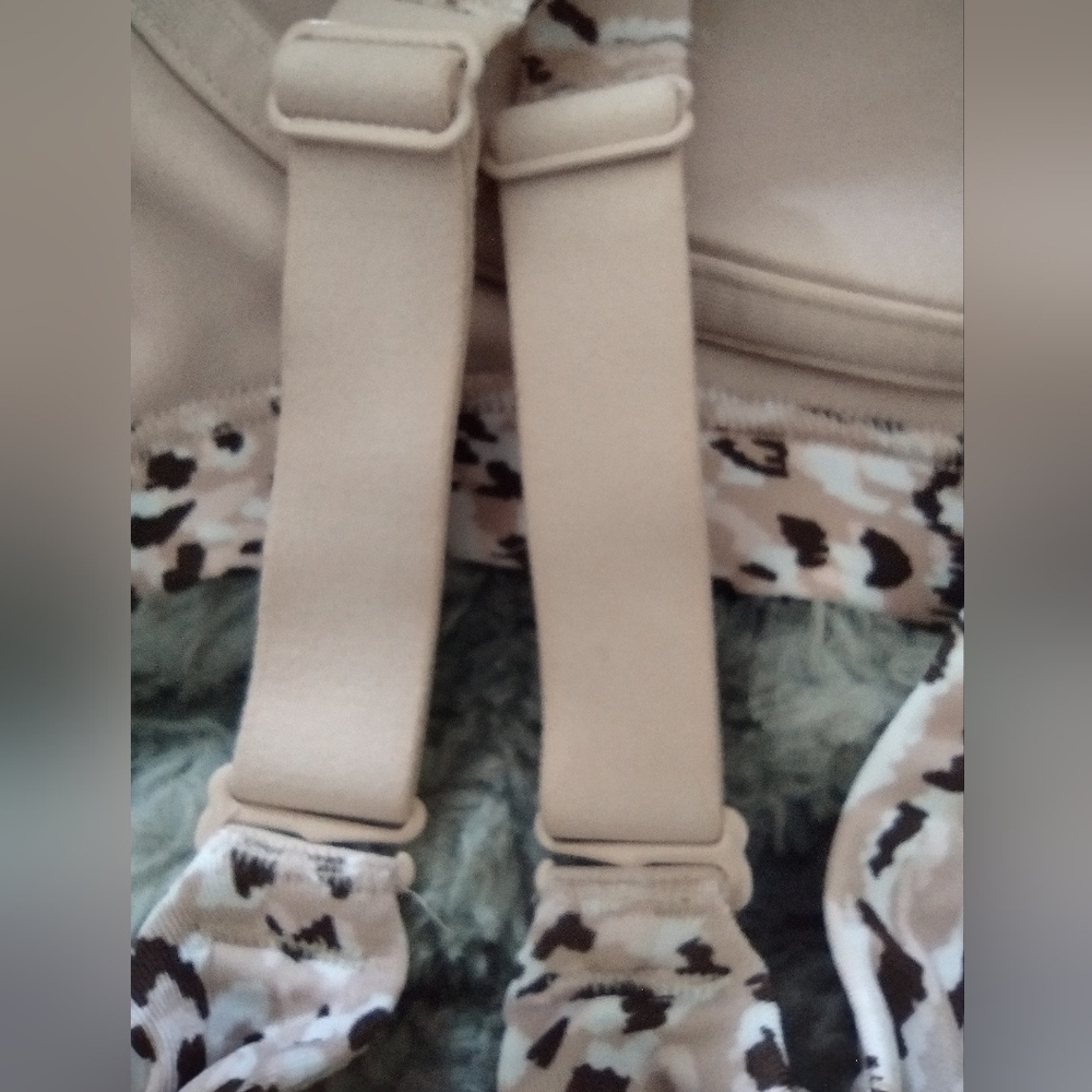 Catherine's Intimates Leopard Print Bra With Pink… - image 6